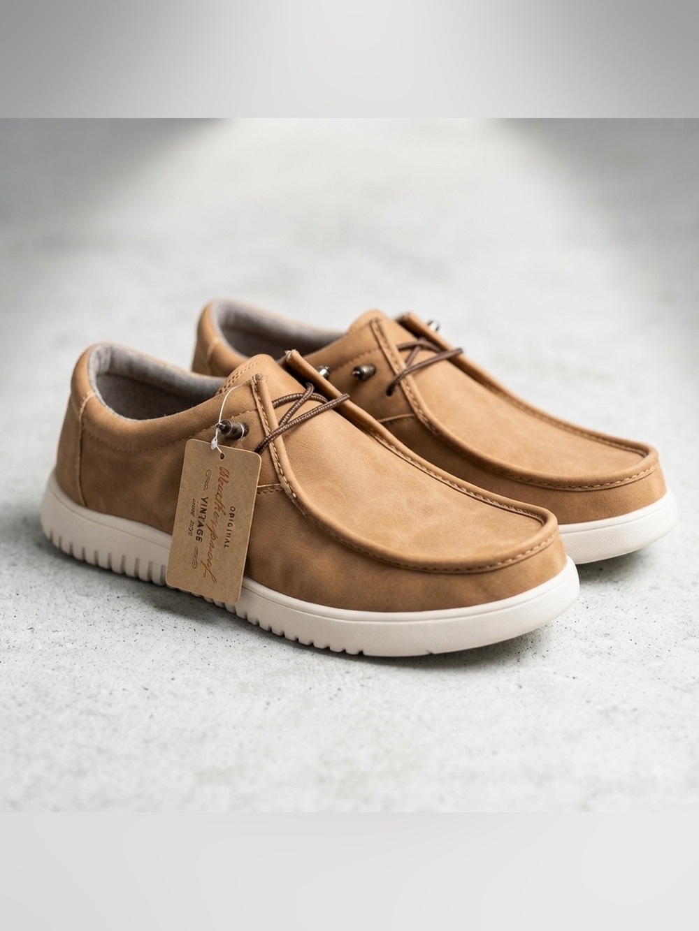 🖤🖤Weatherproof Vintage Men's Ollie Lace-Up Sneaker Brown 11M New